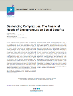 cover Desilencing Complexities: The Financial Needs of Entrepreneurs on Social Benefits