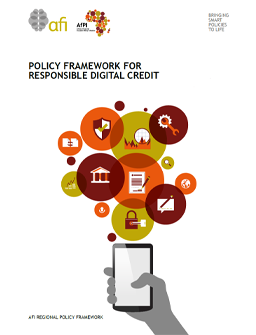 cover Policy Framework For Responsible Digital Credit in Africa