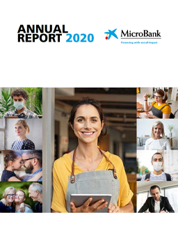 cover MicroBank's Annual Report 2020