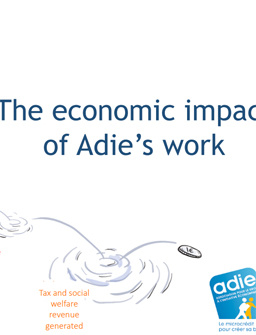 Summary of the 2016 survey on Adie's Social Return on Investment (SROI) cover